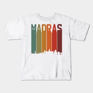 Madras Chennai Skyline Tamil Language Culture Kids T-Shirt